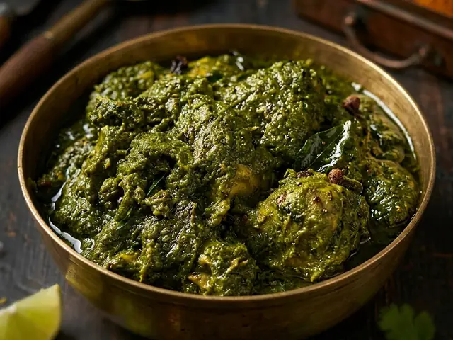 Green Chicken Masala